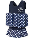 Konfidence Baddräkt - UV40+ - Marinblå/Polka