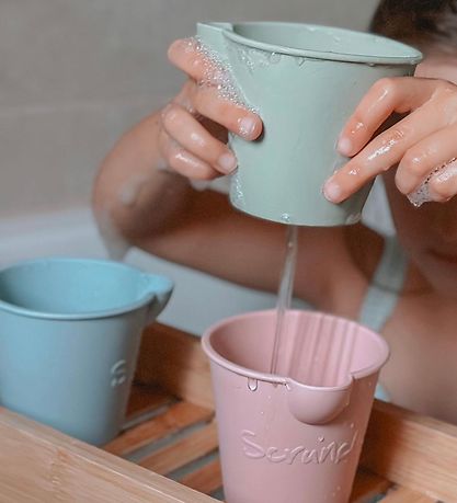 Scrunch Bath Buckets - 3 Pakki - Sage Green/Dusty Rose/Duck Egg 
