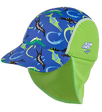 BECO Legionärshatt - Ocean Dinos - UV50+ - Blå/Grön