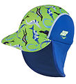 Chapeau légionnaire BECO - Ocean Dinos - UV50+ - Vert/Bleu