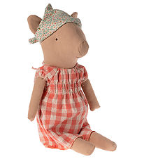 Maileg Bamse - Gris - Pige - 34 cm - Kjole