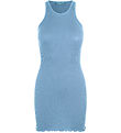 Rosemunde Kjole - Rib - Heaven Blue
