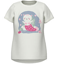 Name It T-paita - NmfVix - Bright White