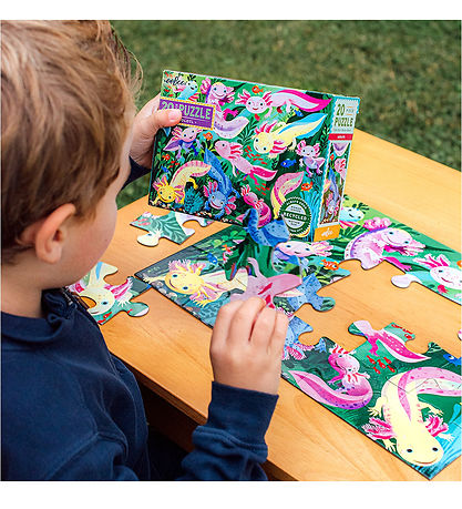 Puzzle Eeboo - 20 Briques - 28x38 cm - Axolotl