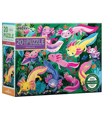 Puzzle Eeboo - 20 Briques - 28x38 cm - Axolotl