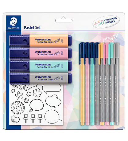 Staedtler Fargesett - Pastel - 12 Deler