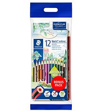 Staedtler Colouring Pencils - Noris Upcycled Wood - Bonus Pack -