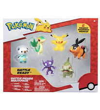 Pokémon Toy Figurine - 6-Pack - Battle Ready