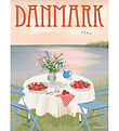 Vissevasse Poster - 50x70 cm - Denmark - Strawberry