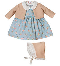 Asi Dockkläder - 46 cm - Leonora - Beige/Blå