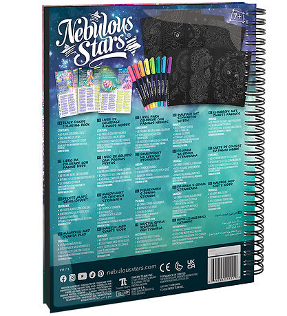 Nebulous Stars Activity Book w. 8 Markers - Coralia