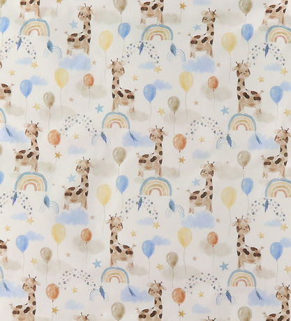 Nørgaard Madsens Bedding - Junior - White w. Giraffe On Rainbow,