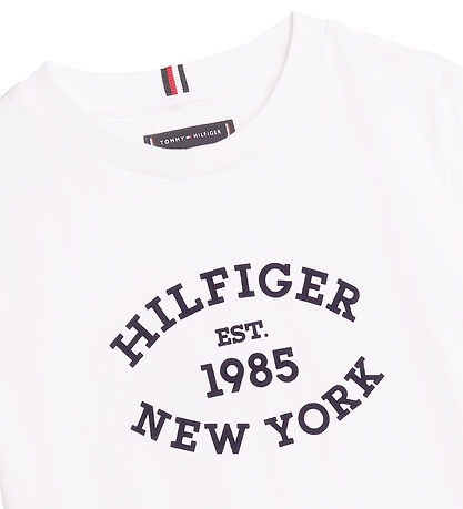 Tommy Hilfiger T-shirt - Monotype Flock - White