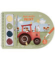 Little Dutch Colouring Book w. Watercolour/Brush - Little Farm