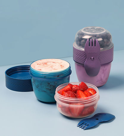 Sistema Lunchbox w. Cutlery - Snack Capsule - 515 mL - Purple