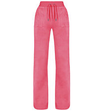 Juicy Couture Velúrbuxur - Sett Ray - Hot Pink