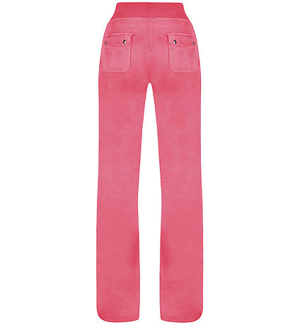 Juicy Couture Velours Hosen - Teil Strahl - Hot Pink