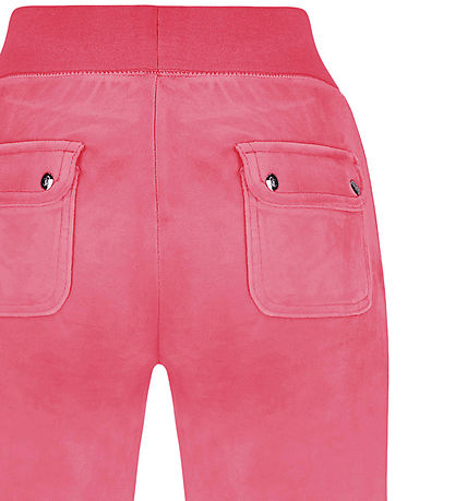 Juicy Couture Velours Hosen - Teil Strahl - Hot Pink