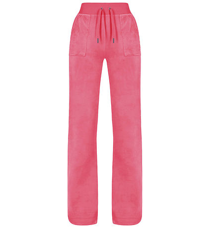 Juicy Couture Velours Hosen - Teil Strahl - Hot Pink