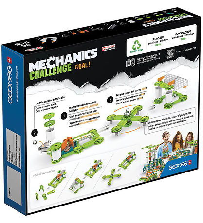 Geomag Magnet set - Mechanics Challenge Goal - 96 Parts