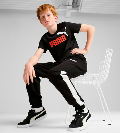 Puma Sweatpants - Power Colorblock - Black