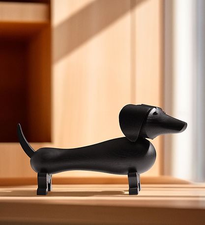 Kay Bojesen Wood figure - Dachshund - Little - Dark Stained Eg