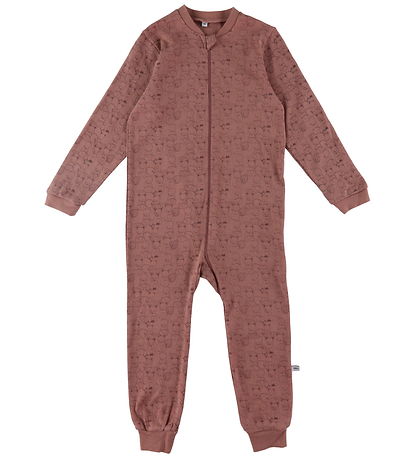 Pippi Baby Jumpsuit - Nightsuit - 2-Pack - Burlwood