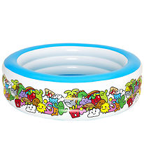 Bestway Kiddy Pool - 196x53cm - White/Blue w. Print