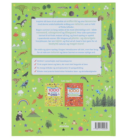 Alvilda Book - 1000 Useful Words About Nature - Danish
