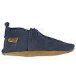 En Fant Soft Sole Leather Shoes - Blue Night