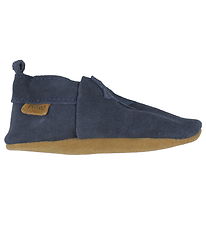 En Fant Soft Sole Leather Shoes - Blue Night