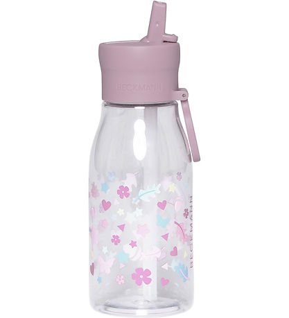 Beckmann Vatnsflaska M. Stútur - 400 ml - Bleikt