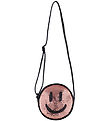 Molo Shoulder Bag - Glitter Smile Bag - Black/Pink