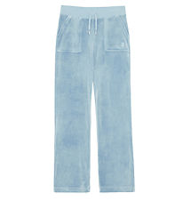 Juicy Couture Velúrbuxur - Sett Ray - Powder Blue