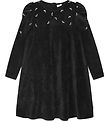 Hust and Claire Dress - Velvet - Karenlise - Black