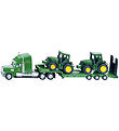 Siku Truck w. 2 Tractors - 1:87 - Low Loader With John Deere