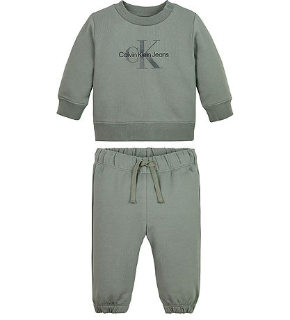 Calvin Klein Sweat Set - Monogram - Meteor Green