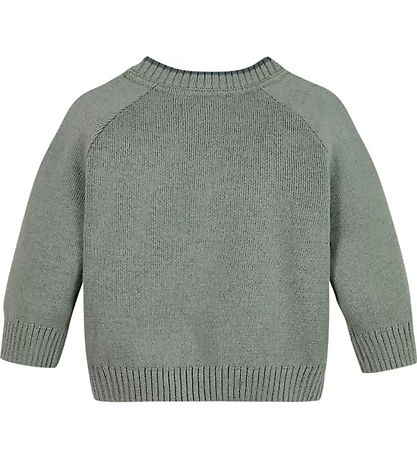 Calvin Klein Blouse - Knitted - Fluffy Monogram Logo - Meteor Gr
