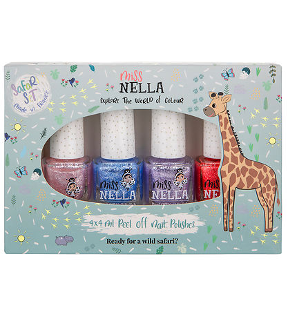 Miss Nella Nagellack - 4er-Pack - Safari Satz