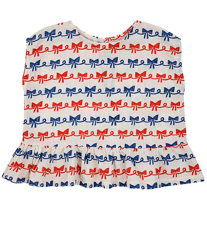 Bobo Choses Topp - Bånd Bow - Offwhite