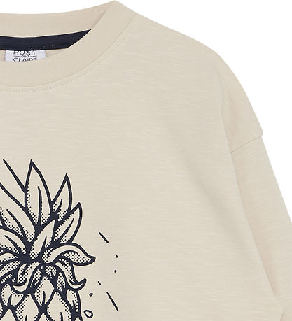 Hust and Claire Blouse - Albertus - Sand Stone w. Pineapples