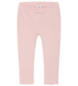 Hust and Claire Leggings - Rib - Le - Icy Roze m. Vlinderdas