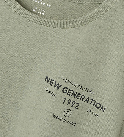 Name It T-shirt - NkmKendjo - Seagrass w. Print
