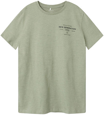 Name It T-shirt - NkmKendjo - Seagrass w. Print