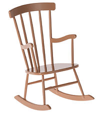 Maileg Miniature rocking chair - Mini - Metal - Dark Powder