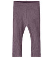 Name It Leggings - Noos - Rib - NbnKab - Arctic Dusk/Melange