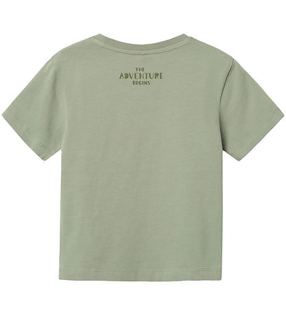 Name It T-shirt - NmmFinley - Forest Fog w. Print