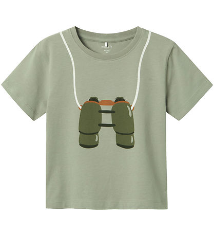 Name It T-shirt - NmmFinley - Forest Fog w. Print
