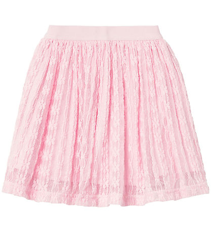 Name It Skirt - Tulle - NmfFetulla - Parfait Pink w. Flowers
