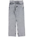 GANT Gallabuxur - Afslappaður - Grey Slitinn